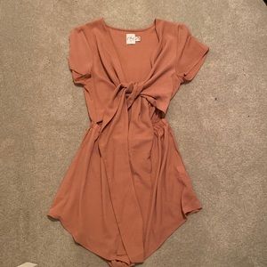 Front tie princess polly romper